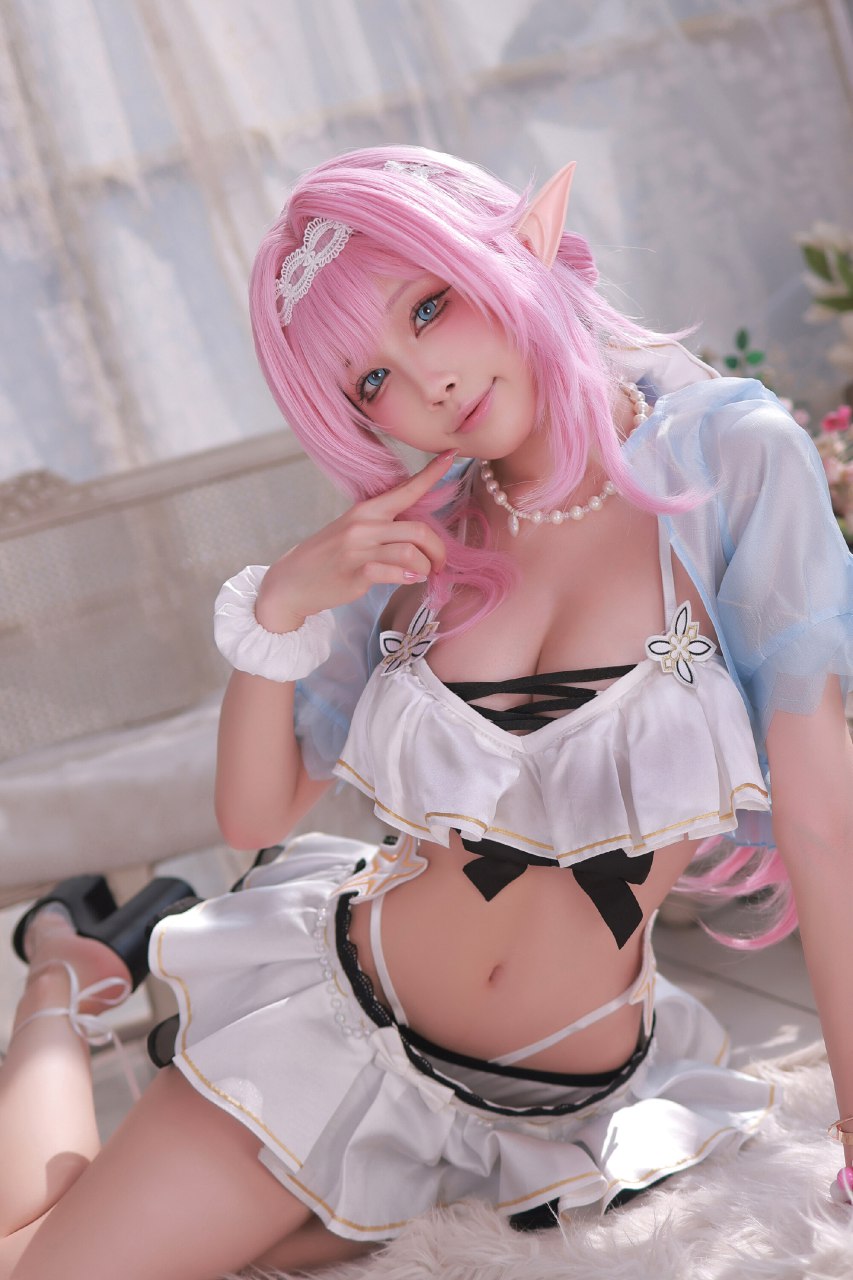 好图欣赏-水淼Aqua [Patreon] 25.08 T2 Elysia Swimsuit (Honkai Imapct3)-颜夕资源网-第17张图片