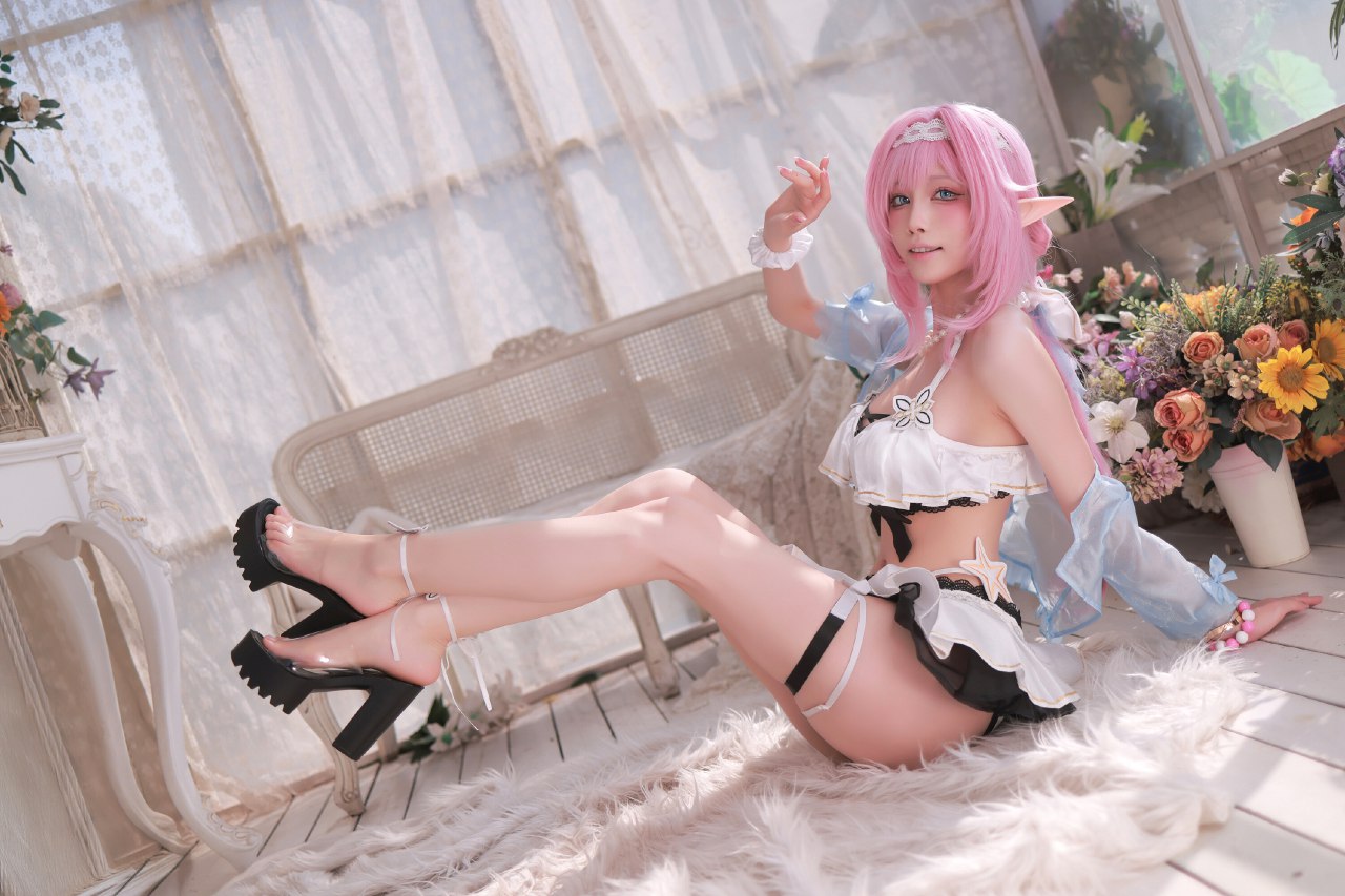 好图欣赏-水淼Aqua [Patreon] 25.08 T2 Elysia Swimsuit (Honkai Imapct3)-颜夕资源网-第19张图片