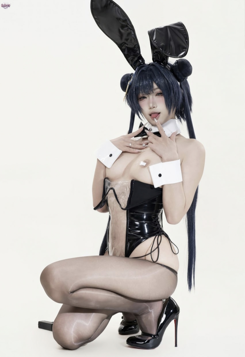 好图欣赏-柒柒要乖哦 - 蔚蓝档案 妃咲原皮+兔女郎-颜夕资源网-第21张图片