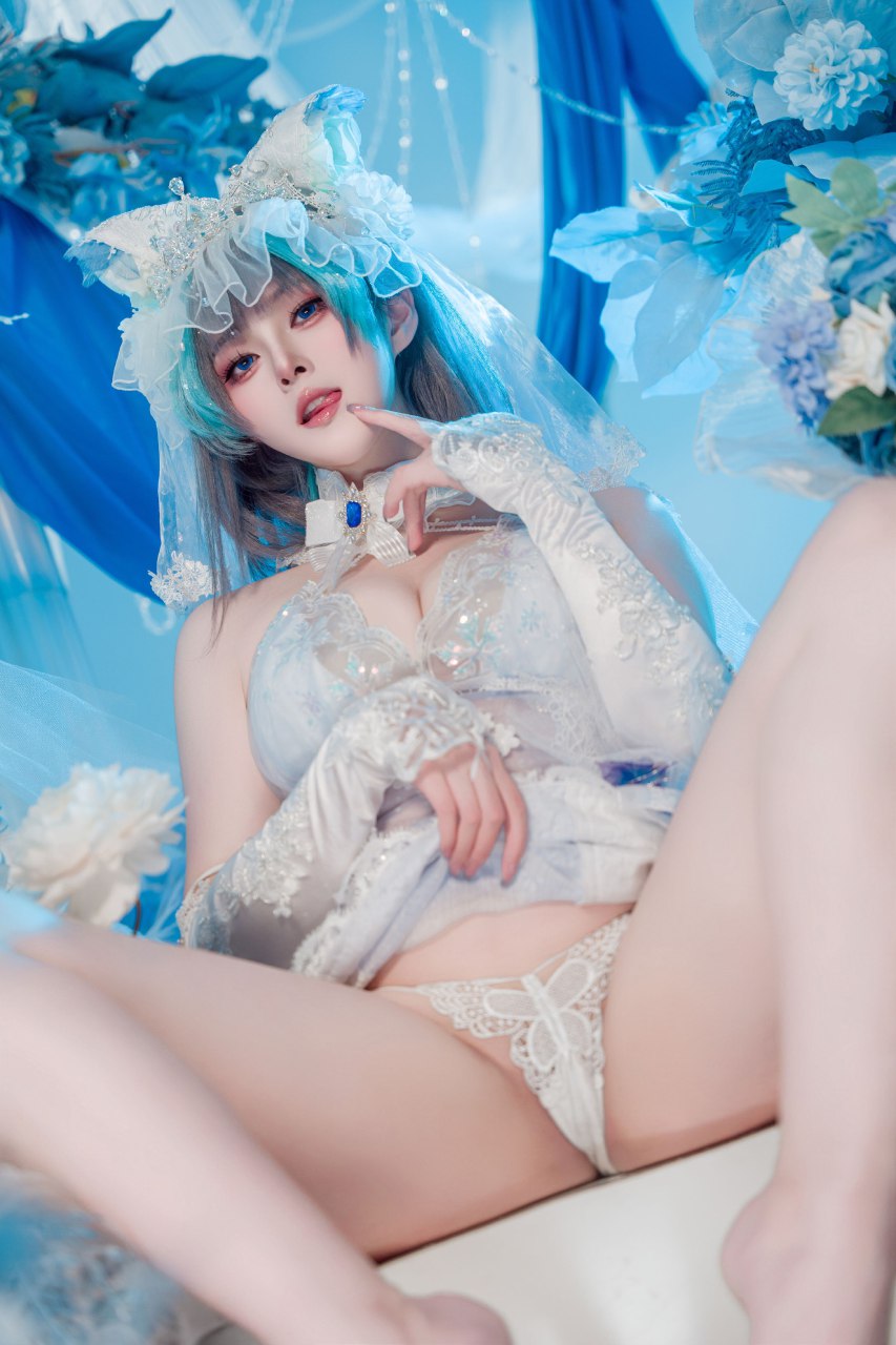 好图欣赏-#Natsuko夏夏子 碧蓝航线 柴郡婚纱