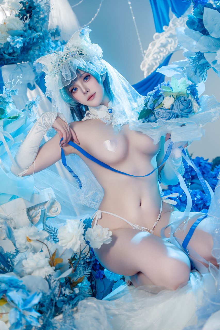 好图欣赏-#Natsuko夏夏子 碧蓝航线 柴郡婚纱