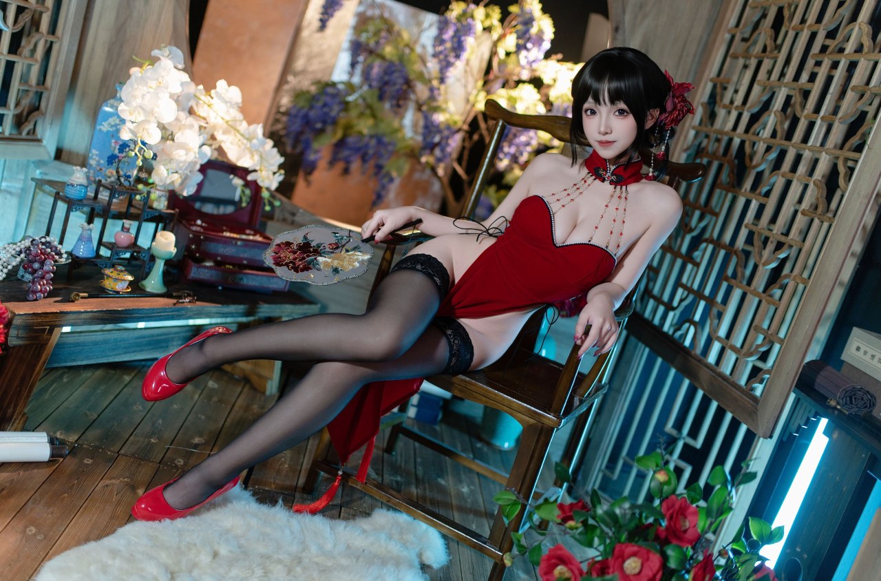 好图欣赏-Bangni邦尼 元旦旗袍