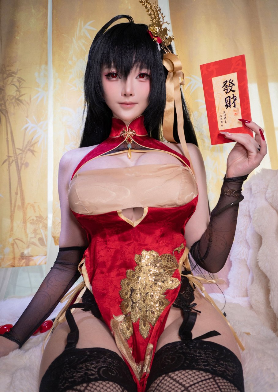 好图欣赏-一小央泽 大凤旗袍