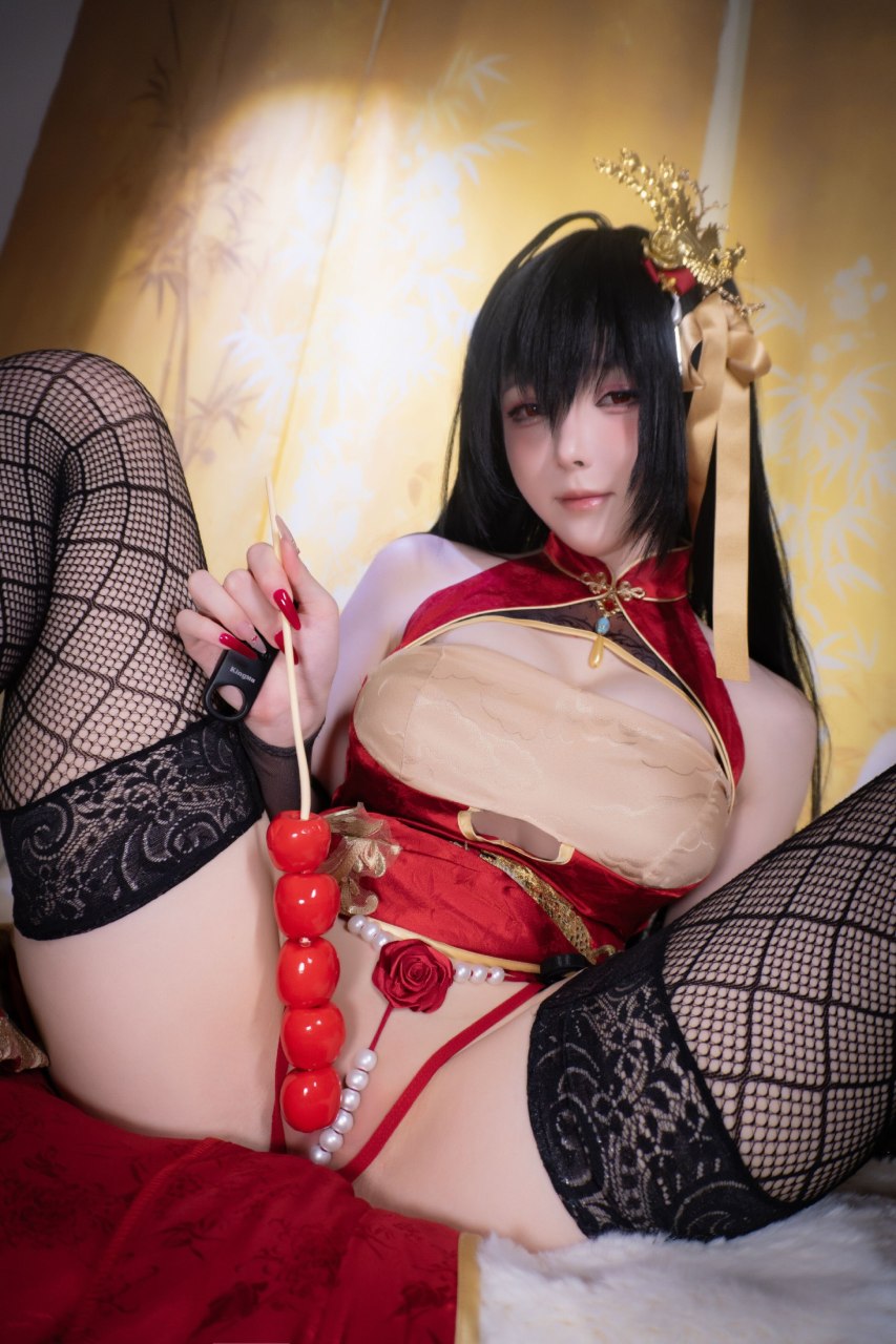 好图欣赏-一小央泽 大凤旗袍